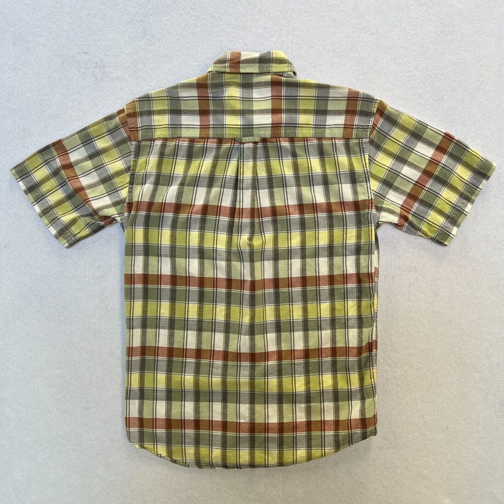 Mens Pendleton Short Sleeve Button Down Plaid Cas… - image 2